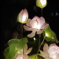 Handmade Lotus Flower Night Light, Glass Dome Flower Lamp, Lotus Lamp with Goldfish, Lotus Night Light, Flower Dome, Gift for Loved Ones