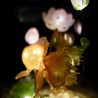 Handmade Goldfish Lotus Lamp, Koi Fish Lamp, Betta Fish Lamp, Fish Night Light, Goldfish Gift, Ambient Mood Light, Fish Lantern Aquarium