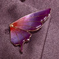 Handmade Butterfly Fairy Wing Brooch – Glitter Gradient Resin Pins | Whimsical Fantasy Jewelry | Gift for Her | Nature-Inspired Accessories