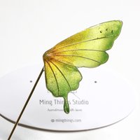 Handmade Butterfly Fairy Wing Brooch – Glitter Gradient Resin Pins | Whimsical Fantasy Jewelry | Gift for Her | Nature-Inspired Accessories