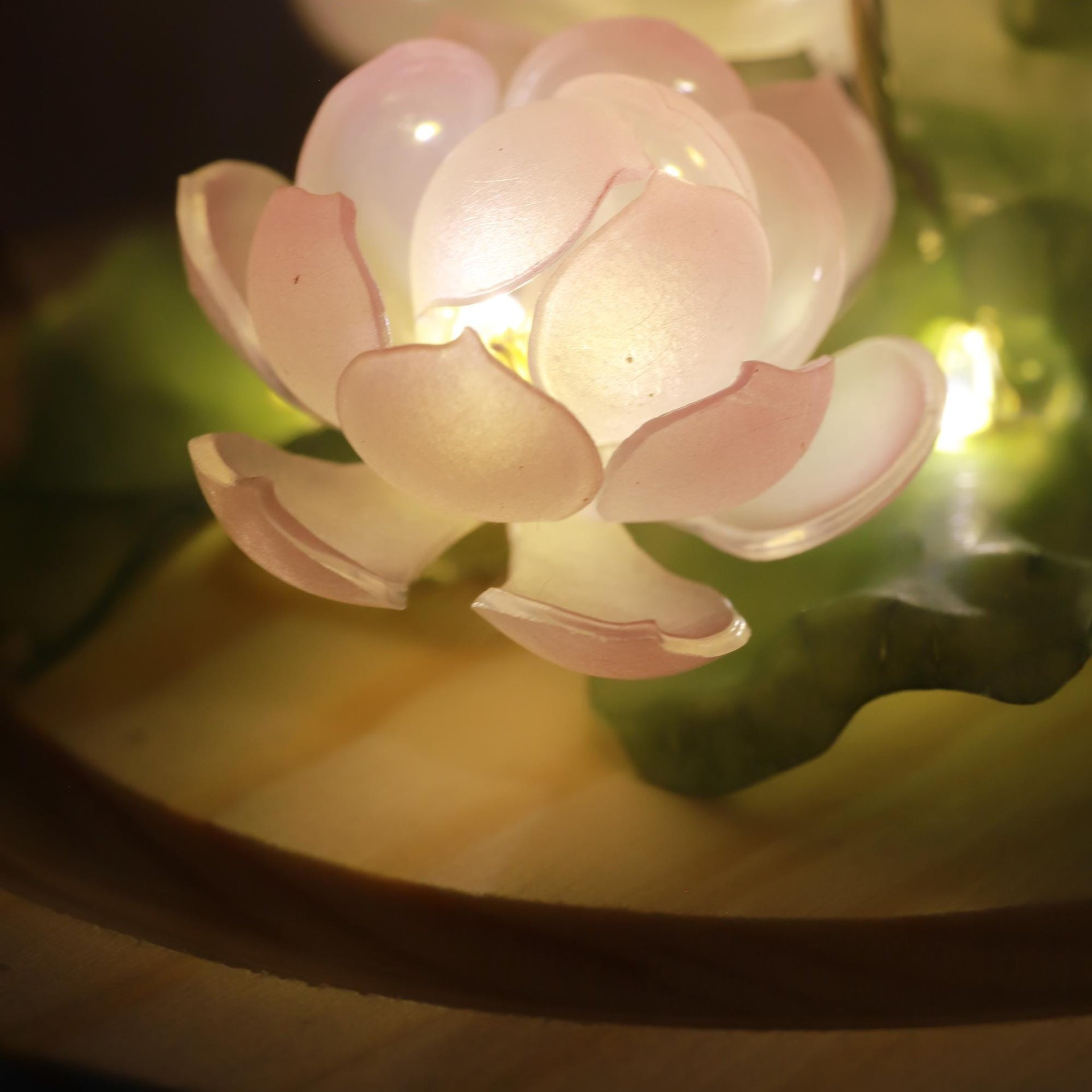 Handmade Lotus Flower Pond Ambience Lamp Night Light (small), Eternal Flower Lantern