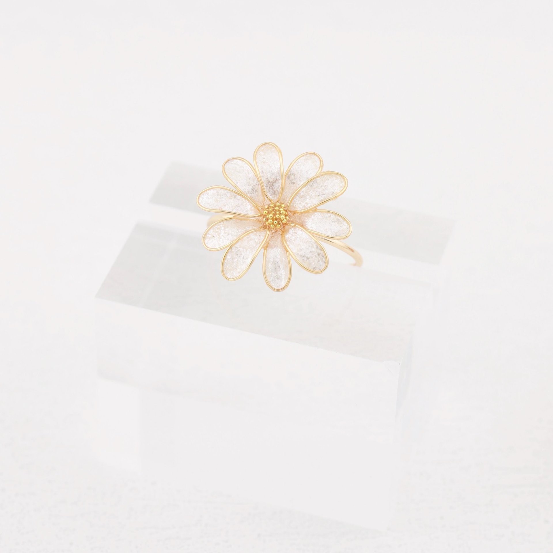 Handmade Daisy Blossom Stud Earrings